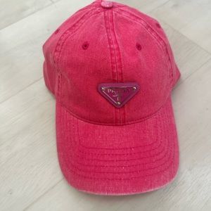 Prada pink hat